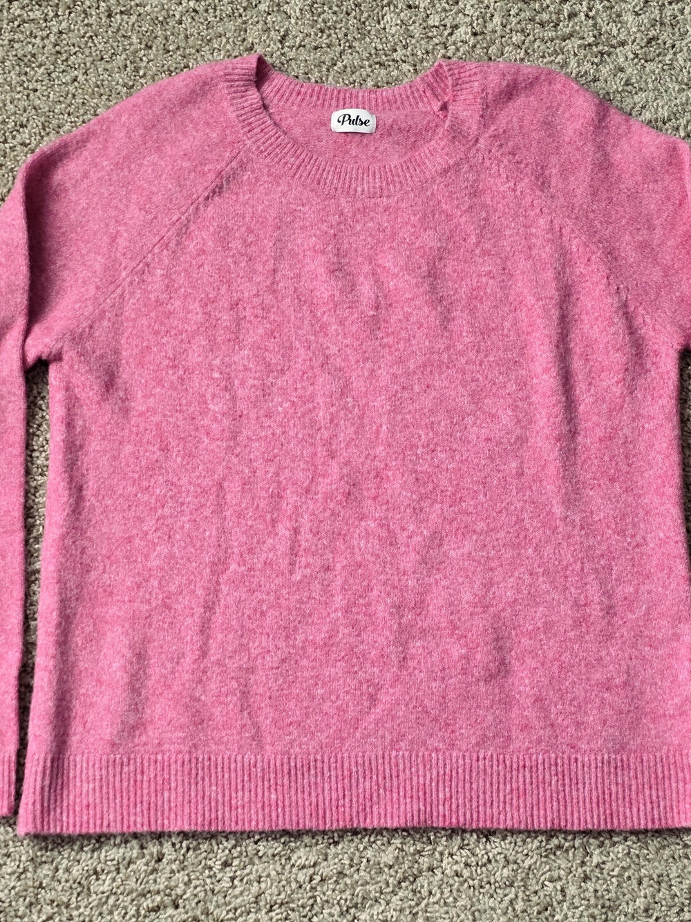 Pulse Women's Crewneck Sweater in Pink